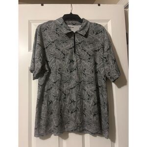 Land's End Hawaiian/Floral Men's Polo